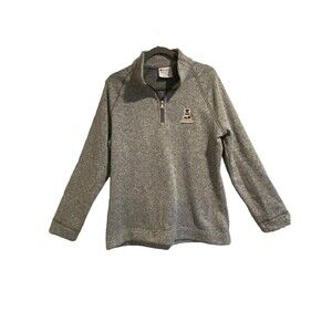 Champion Alaska Nanooks Quarter Zip Fleece Lined pullover Mens XL